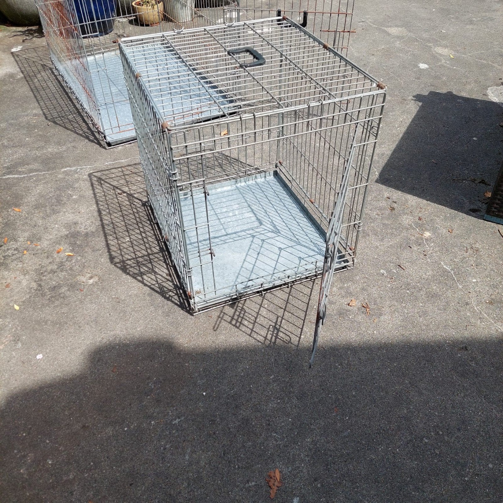 Hondenbench 54 x 62 x 61cm (b x l x h), Dieren en Toebehoren, Ophalen, Gebruikt, Minder dan 75 cm, Minder dan 65 cm