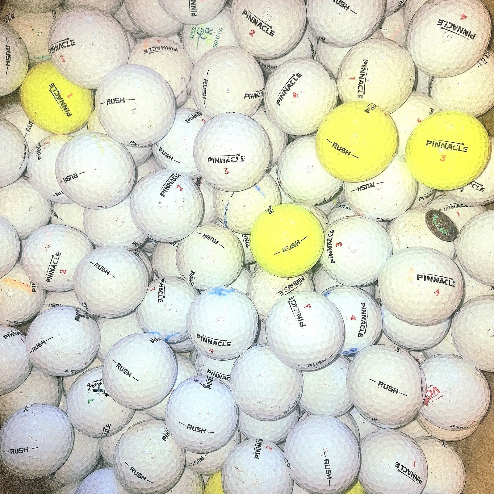 50 Pinnacle Rush golfballen, Ophalen of Verzenden, Zo goed als nieuw, Bal(len)