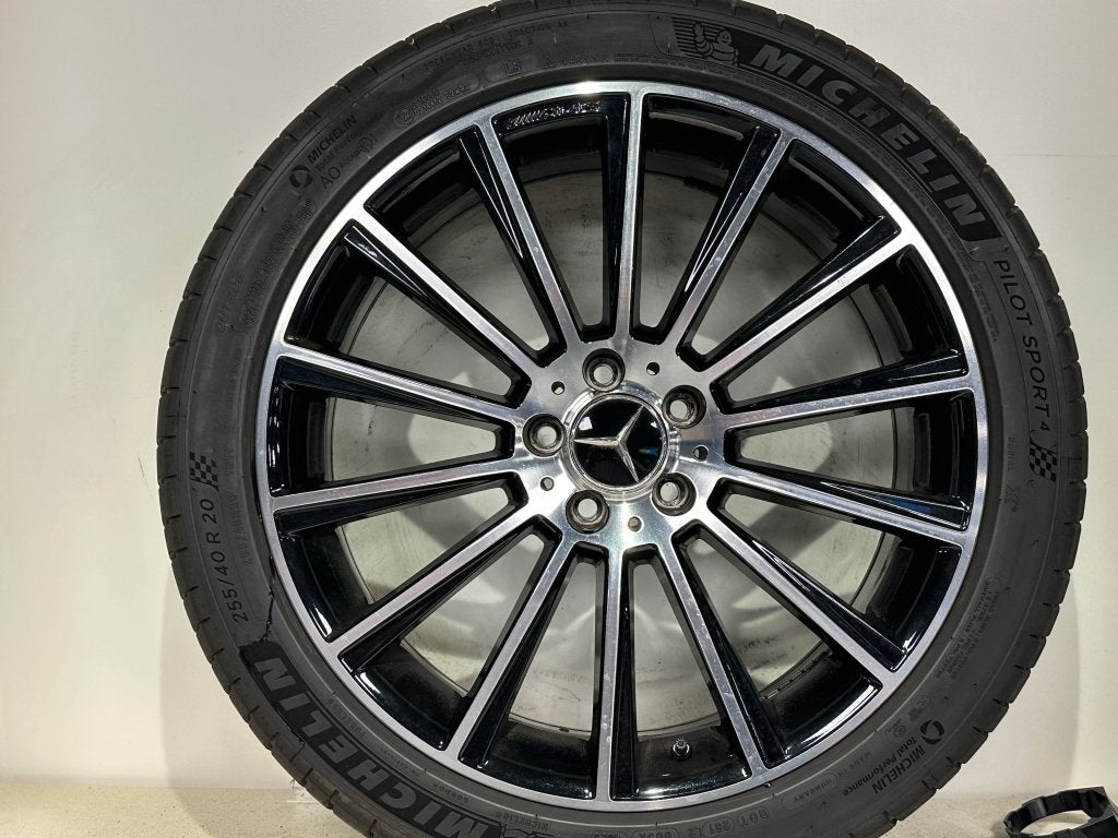 20 inch mercedes E-klasse S-klasse gebruikt michelin, 255 mm, Banden en Velgen, 20 inch, Zomerbanden
