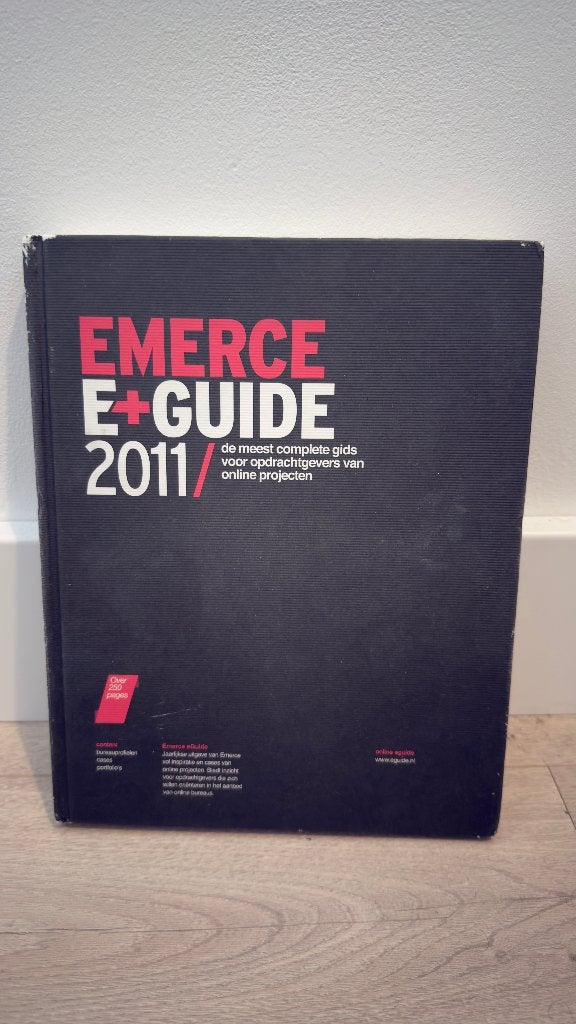 Emerce eguide 2011 boek, Ophalen of Verzenden, Gelezen, Emerce