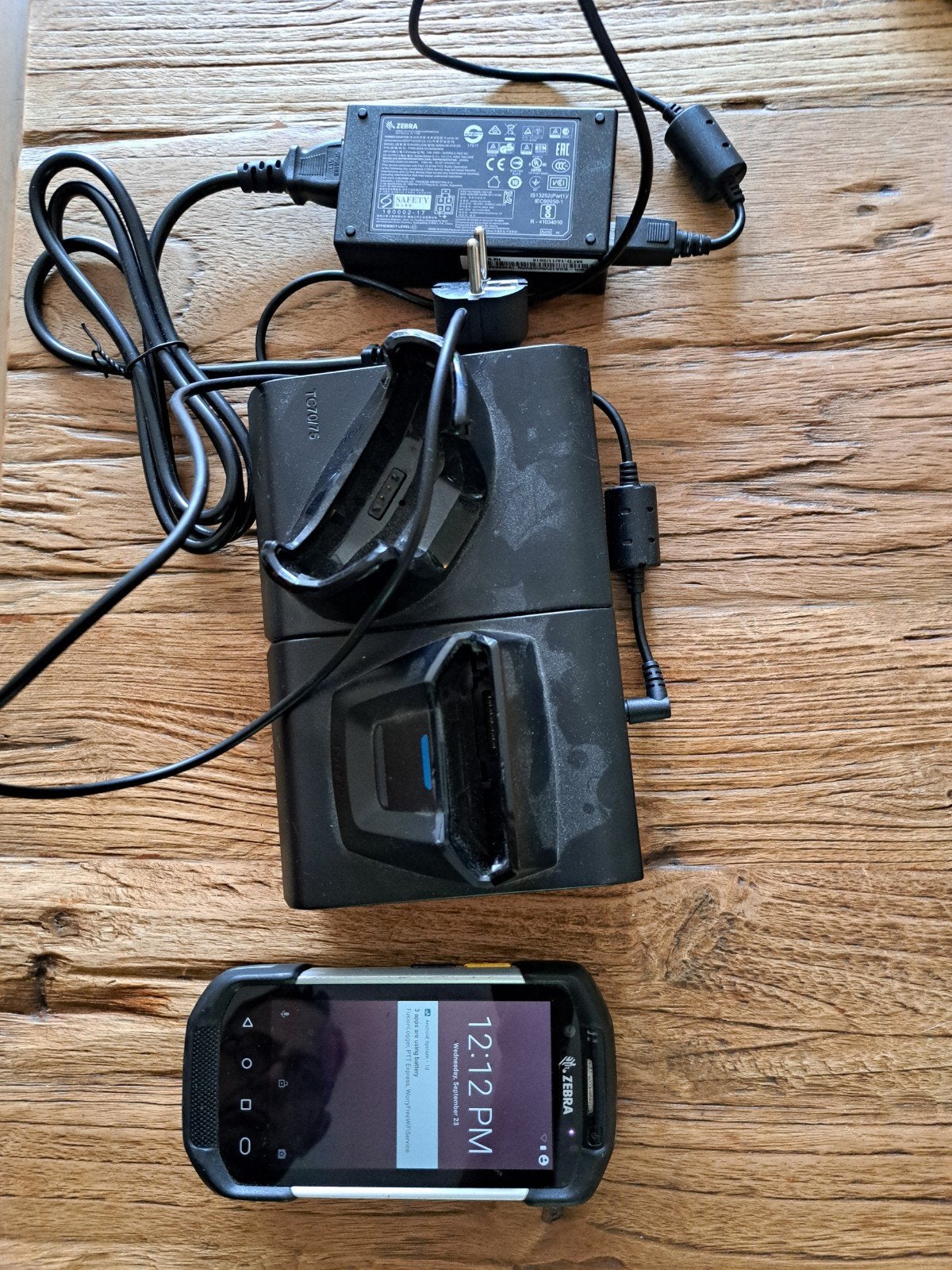 Zebra TC72 Android barcodescanner + laadstation & voeding, Gebruikt, Overige modellen, Ophalen of Verzenden, Zonder simlock