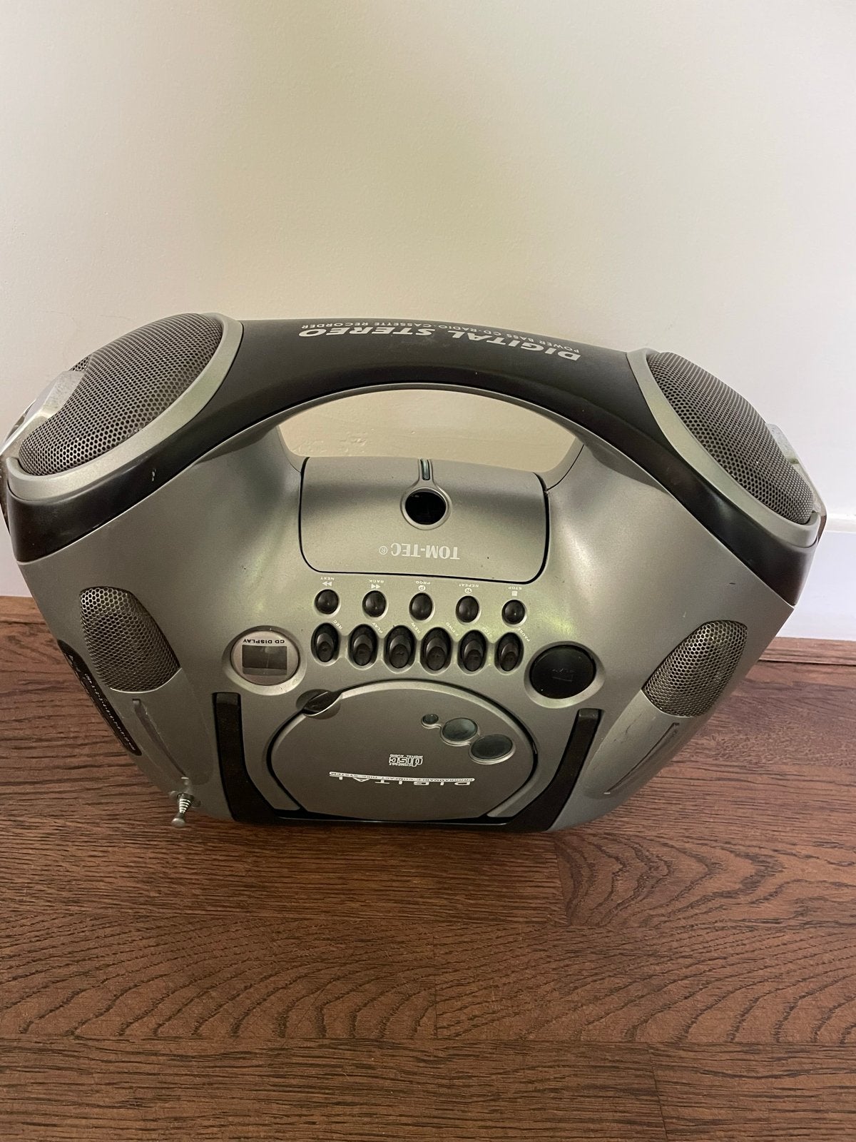 Tom-Tec Digitale Stereo CD-Radio-Cassette Recorder, Ophalen, Gebruikt, Radio, Met cd-speler
