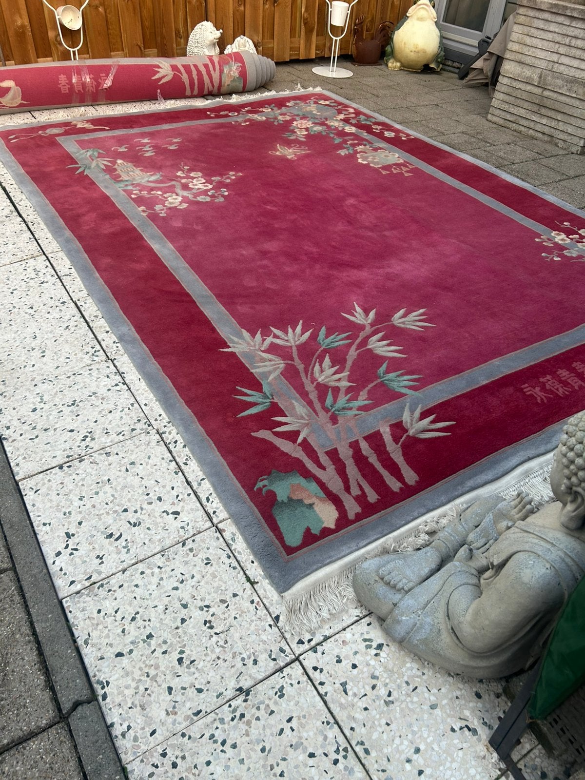 Chinees vloerkleed tapijt 248x360 vintage 2 stuks €249 p/st, Huis en Inrichting, Stoffering | Tapijten en Kleden, Ophalen, Zo goed als nieuw