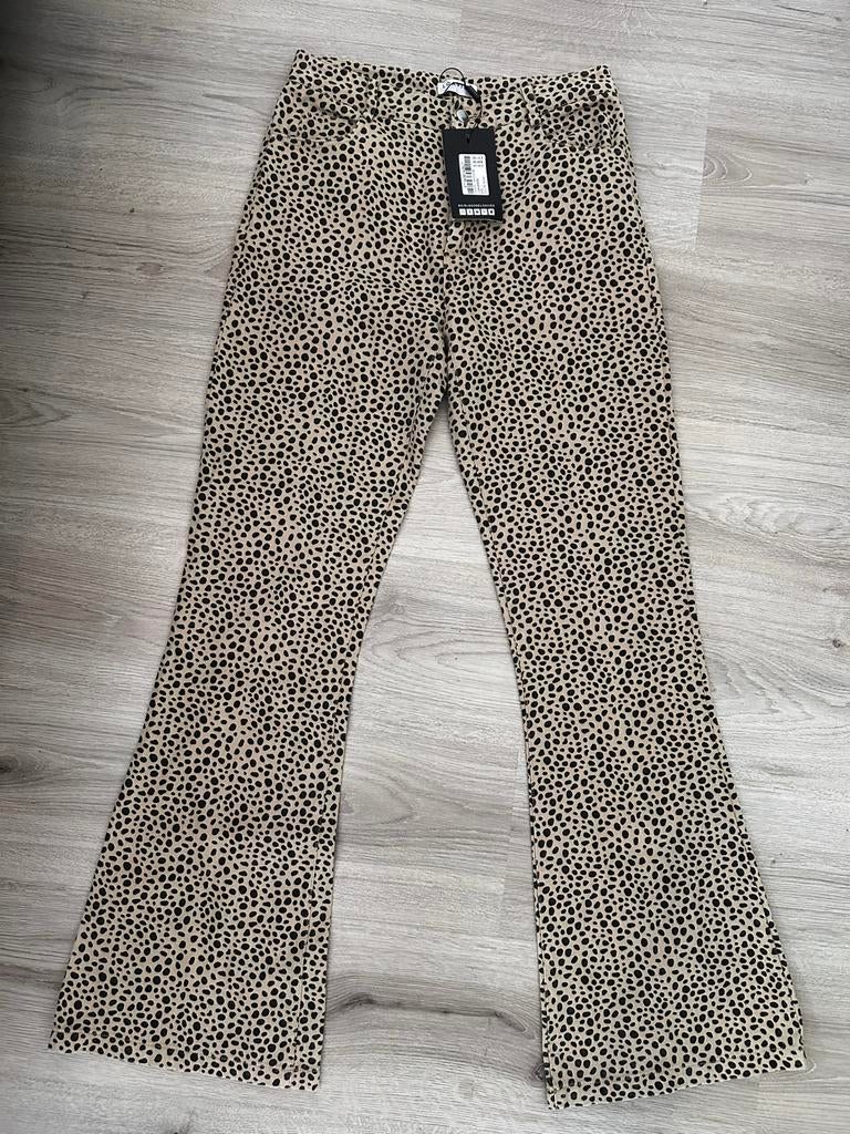 Loavies flared broek - Nieuw, Beige, Maat 42/44 (L), Nieuw, Ophalen of Verzenden