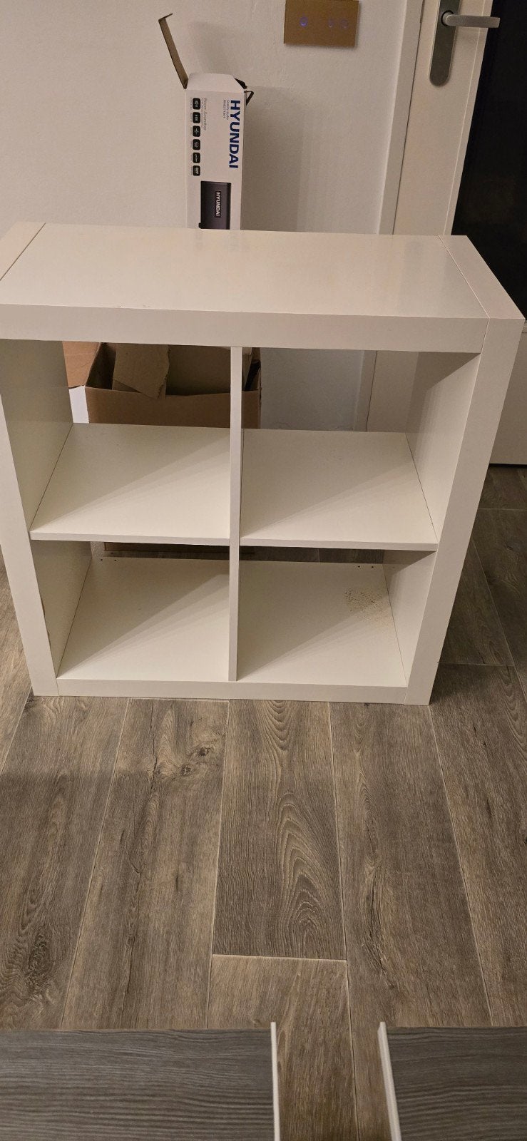 Witte vakkenkast / schoenenkast / speelgoedkast, Ophalen of Verzenden, Gebruikt