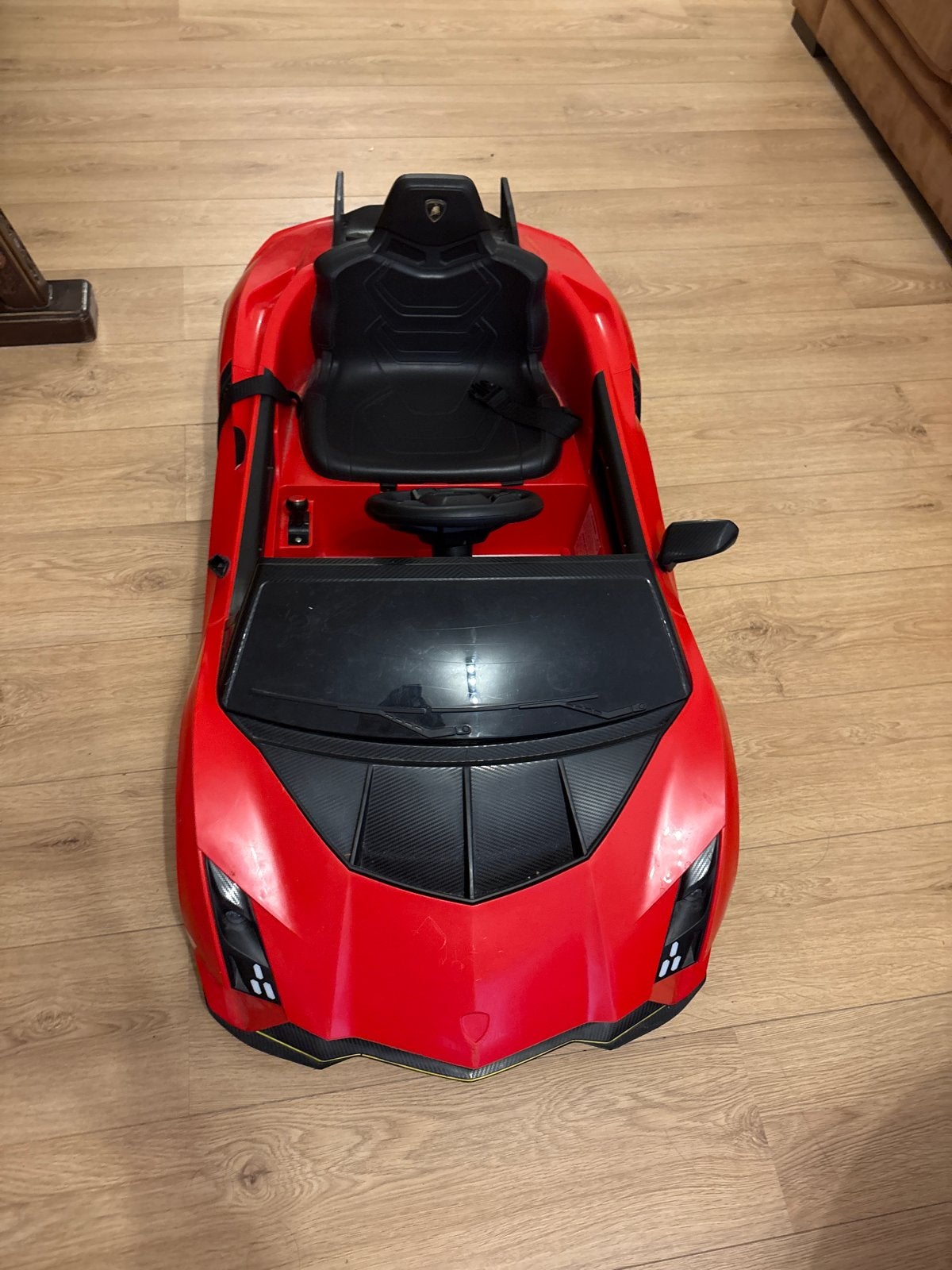 Rode kinderauto Lamborghini model, Gebruikt