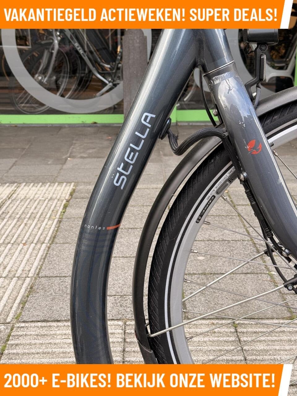 Stella Nantes Elektrische fiets met stabiele voorwiel motor!, 47 tot 51 cm, Overige merken