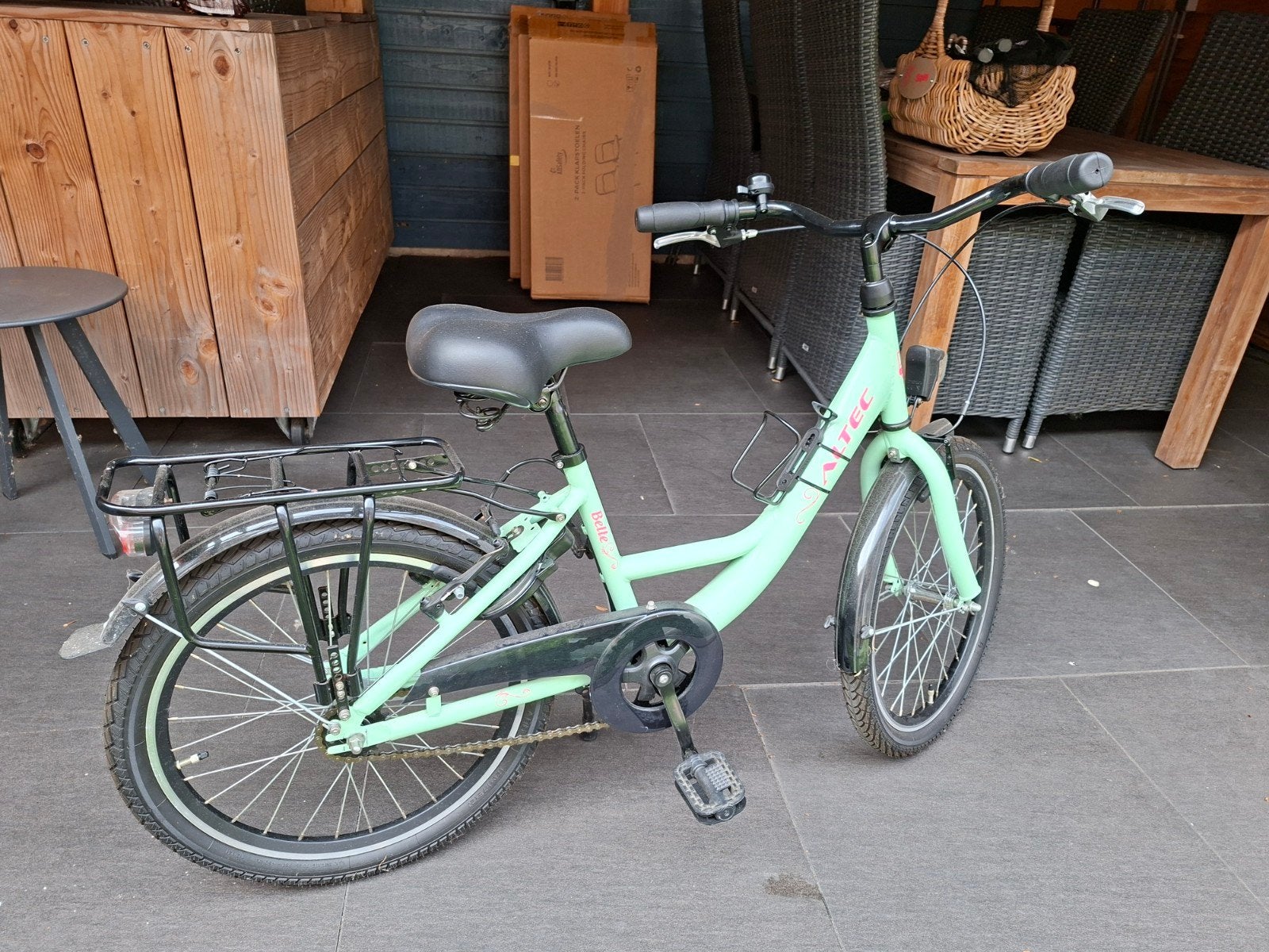 Altec Belle 20 inch kinderfiets mint - Zo goed als nieuw, Ophalen, Terugtraprem, Altec, 20 inch