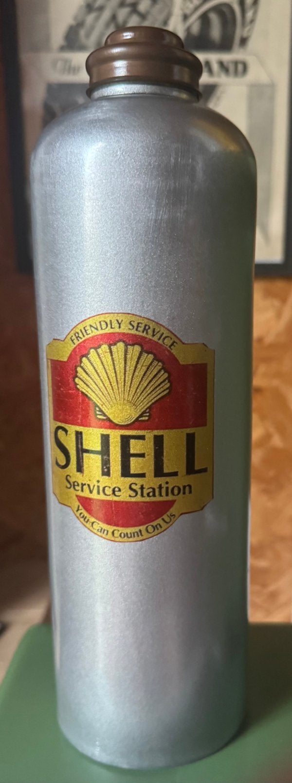 Oude vintage kruik met SHELL logo, Verzamelen, Ophalen of Verzenden, Gebruikt, Overige