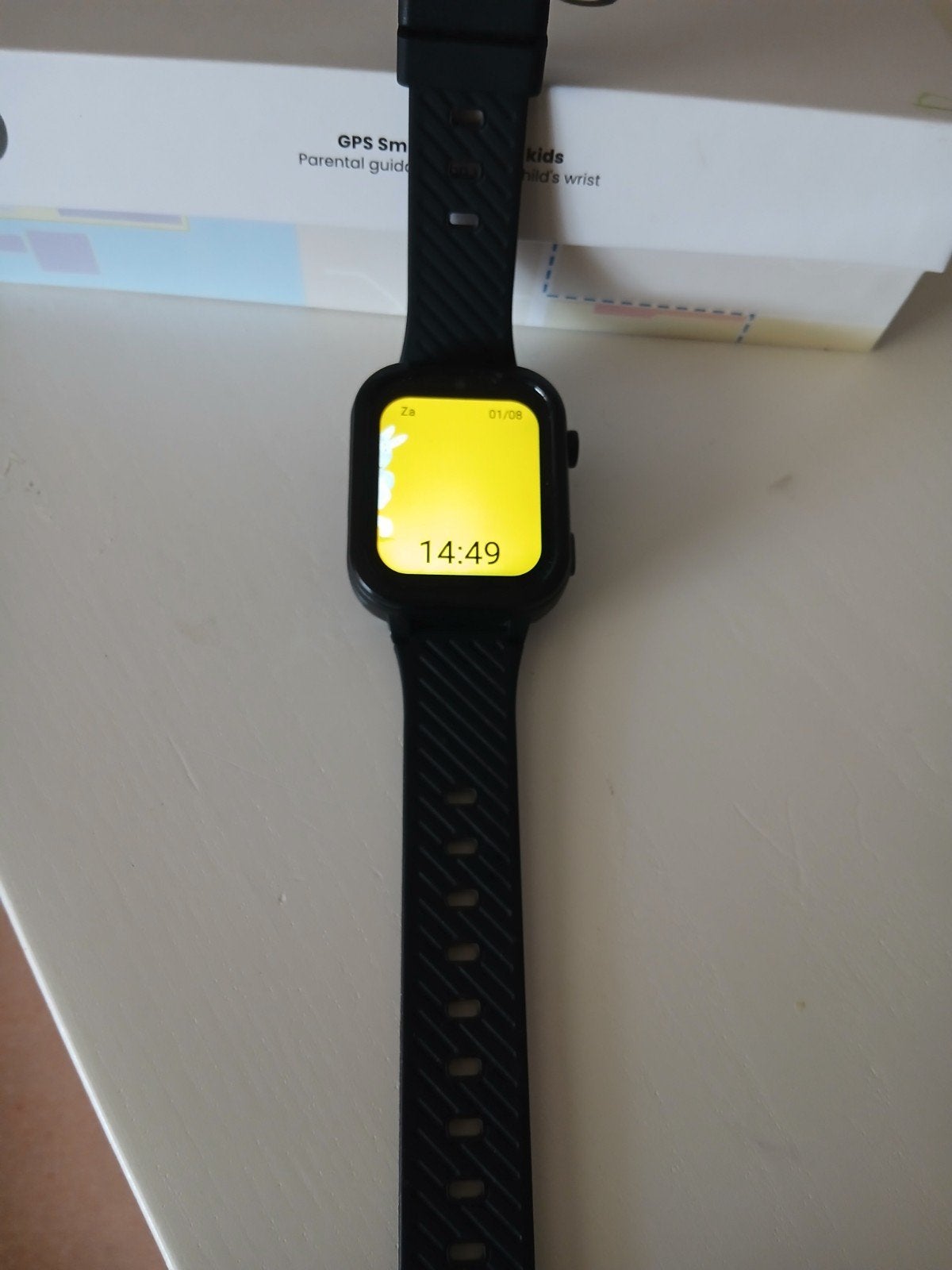 Qlokkie Pro GPS Smartwatch voor kinderen - Zwart, Zwart, Ophalen of Verzenden, Zo goed als nieuw, Qlokkie