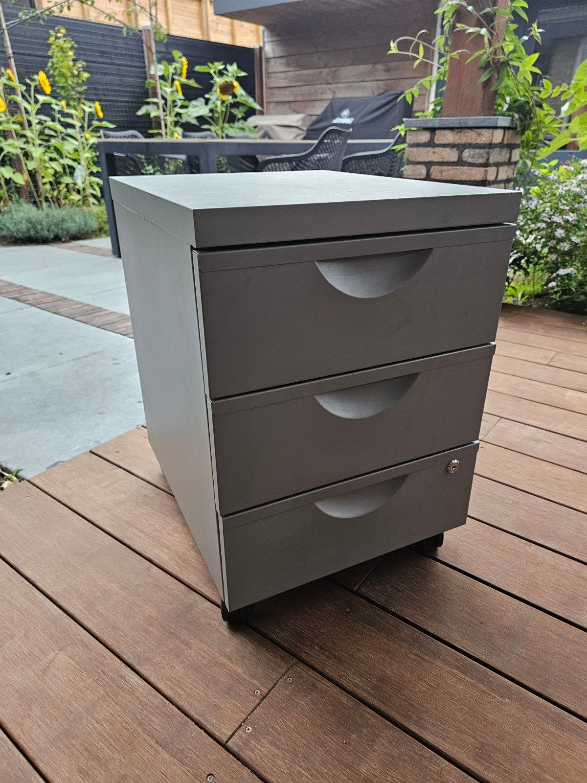 Ikea ladenblok metaal, Ophalen, Gebruikt