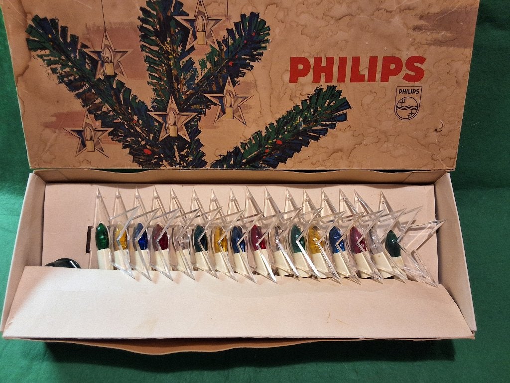Philips Kerstverlichting uit de jaren 60, Diversen, Ophalen of Verzenden, Gebruikt