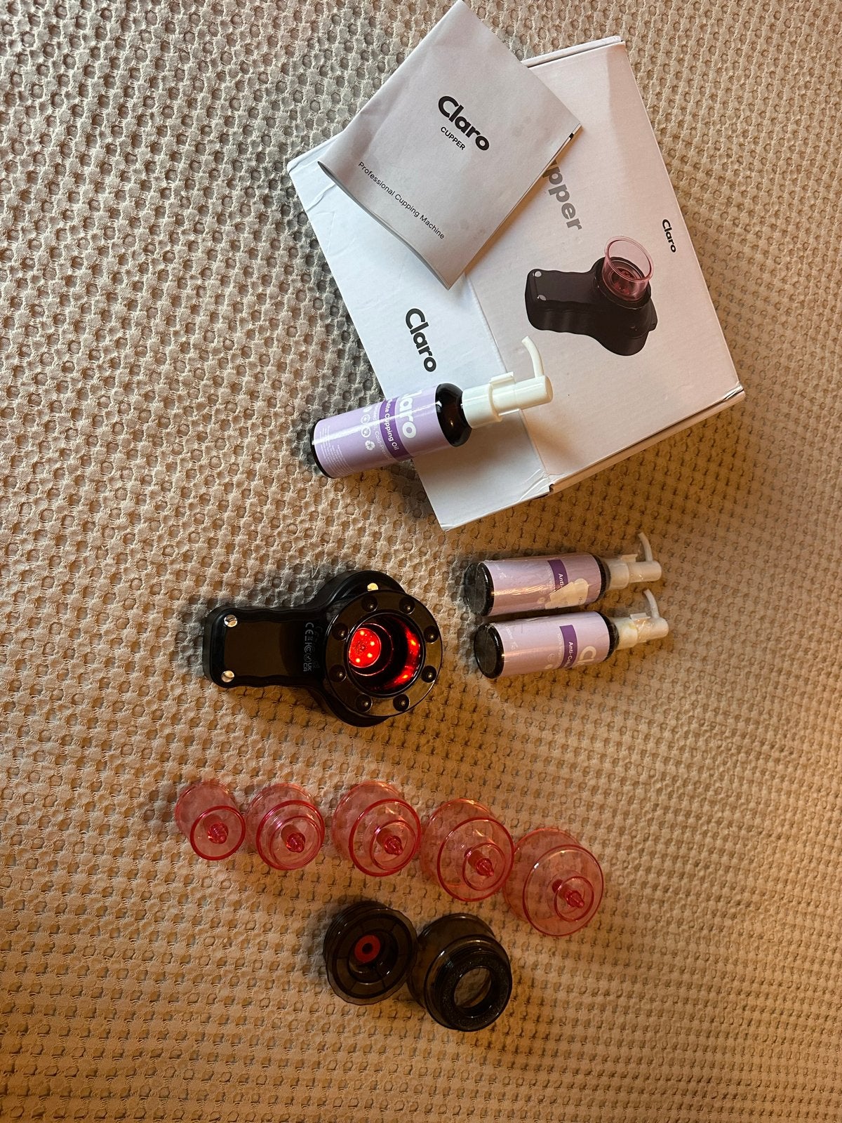 Claro Cupping Machine met Cupping Olie en Cups, Ophalen of Verzenden, Zo goed als nieuw, Overige typen