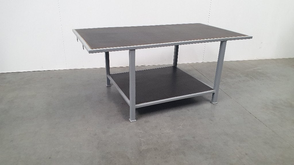 vintage werkbank staal inpak werktafel balie industrieel, Doe-het-zelf en Verbouw, Ophalen, Gebruikt
