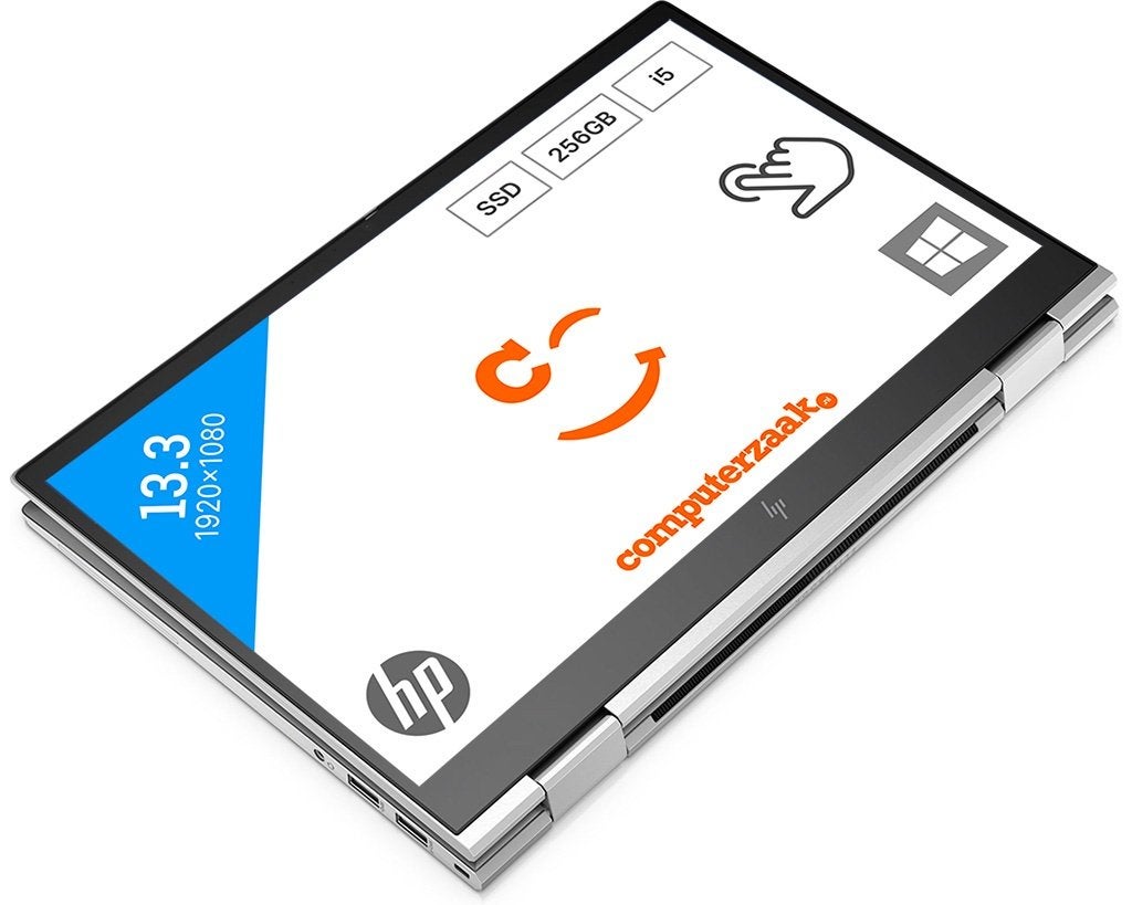 HP EliteBook x360 830 G7/Intel Core i5/8GB/256GB SSD, Computers en Software, 256 GB, 2 tot 3 Ghz, Qwerty, Support.hp.com