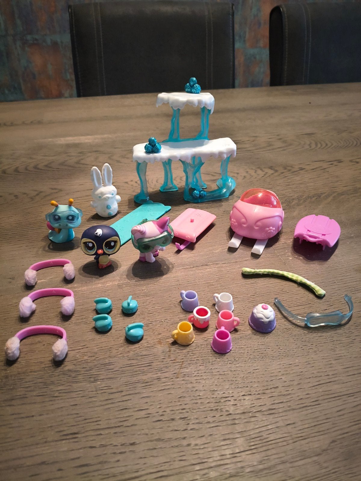 LPS Littlest Pet Shop Winter Wonderland Speelset & Figuren, Ophalen of Verzenden, Gebruikt, Meisje
