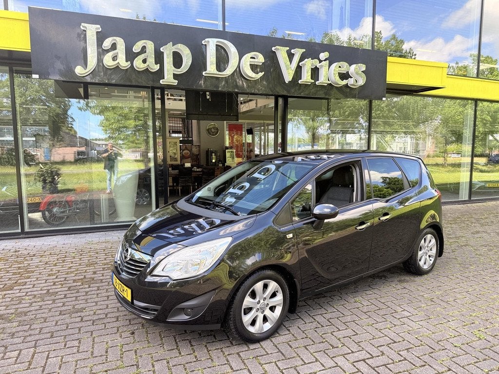 Opel Meriva 1.4 Turbo Cosmo, Auto's, Voorwielaandrijving, Euro 5, Stof, Gebruikt