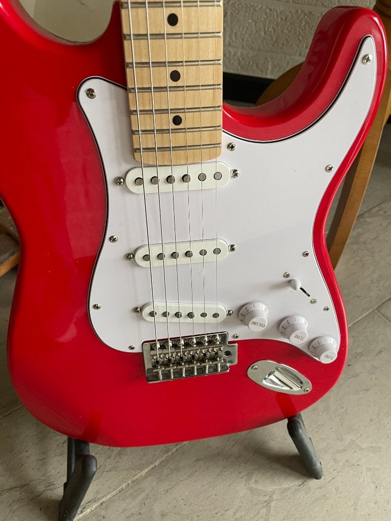 Prachtige Stratocaster, Muziek en Instrumenten, Ophalen, Zo goed als nieuw, Solid body, Fender