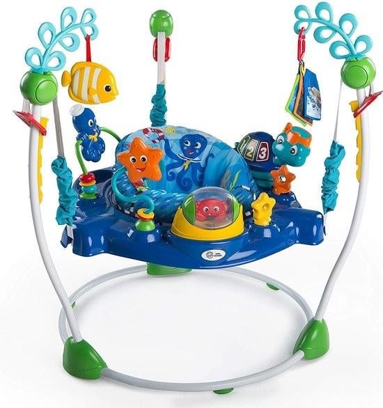Baby jumper met boekje, Ophalen