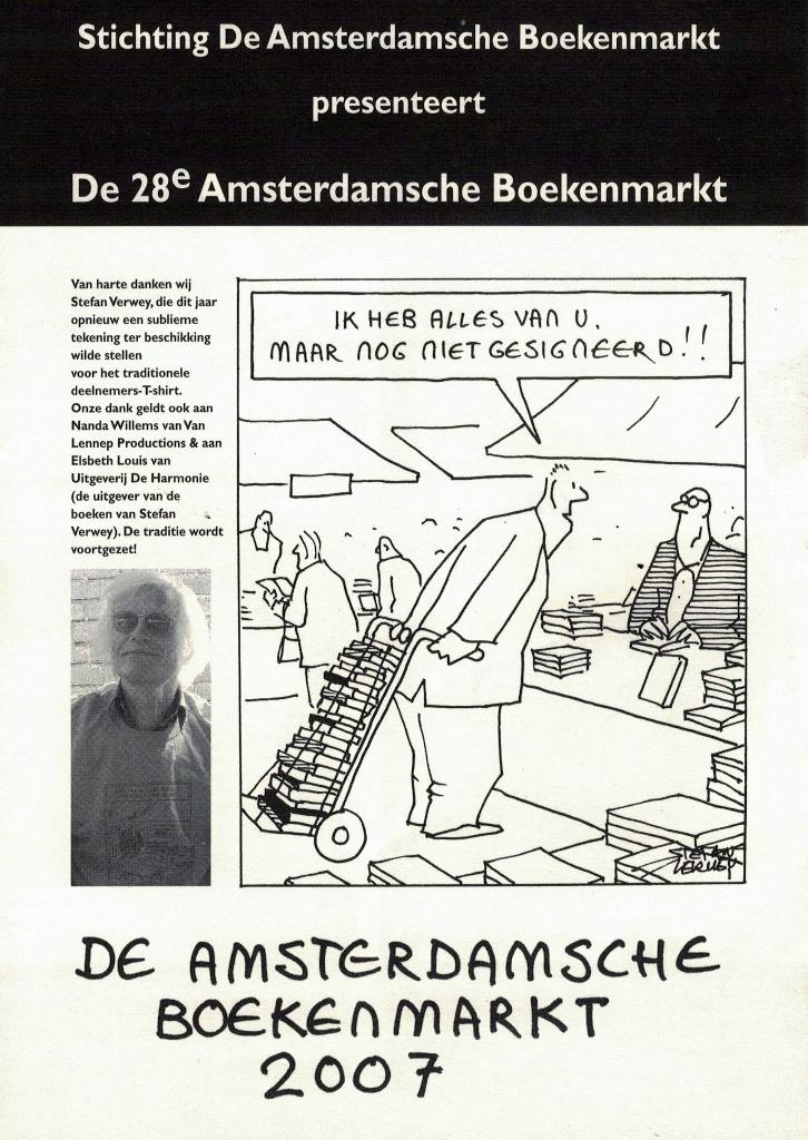De Amsterdamsche Boekenmarkt 2007., Ophalen of Verzenden, Nieuw