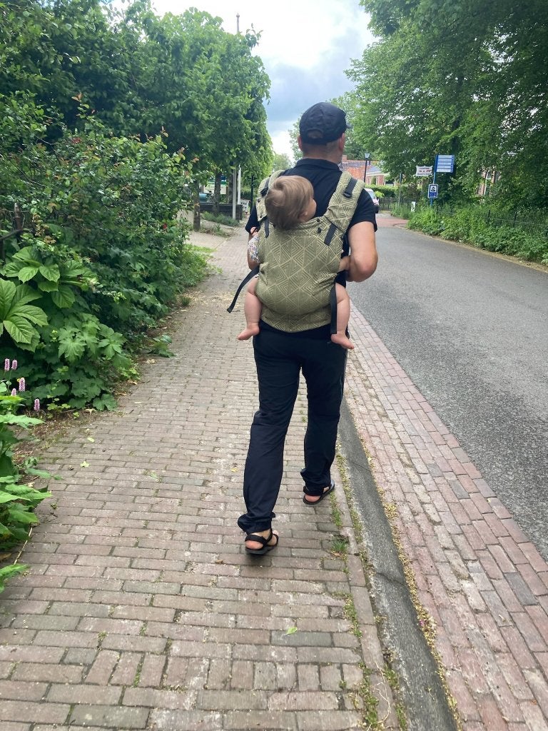 Neko Switch Baby Draagzak - Bio katoen geweven - tot 15kg, Overige merken, Buik of Rug, Ophalen of Verzenden, Zo goed als nieuw