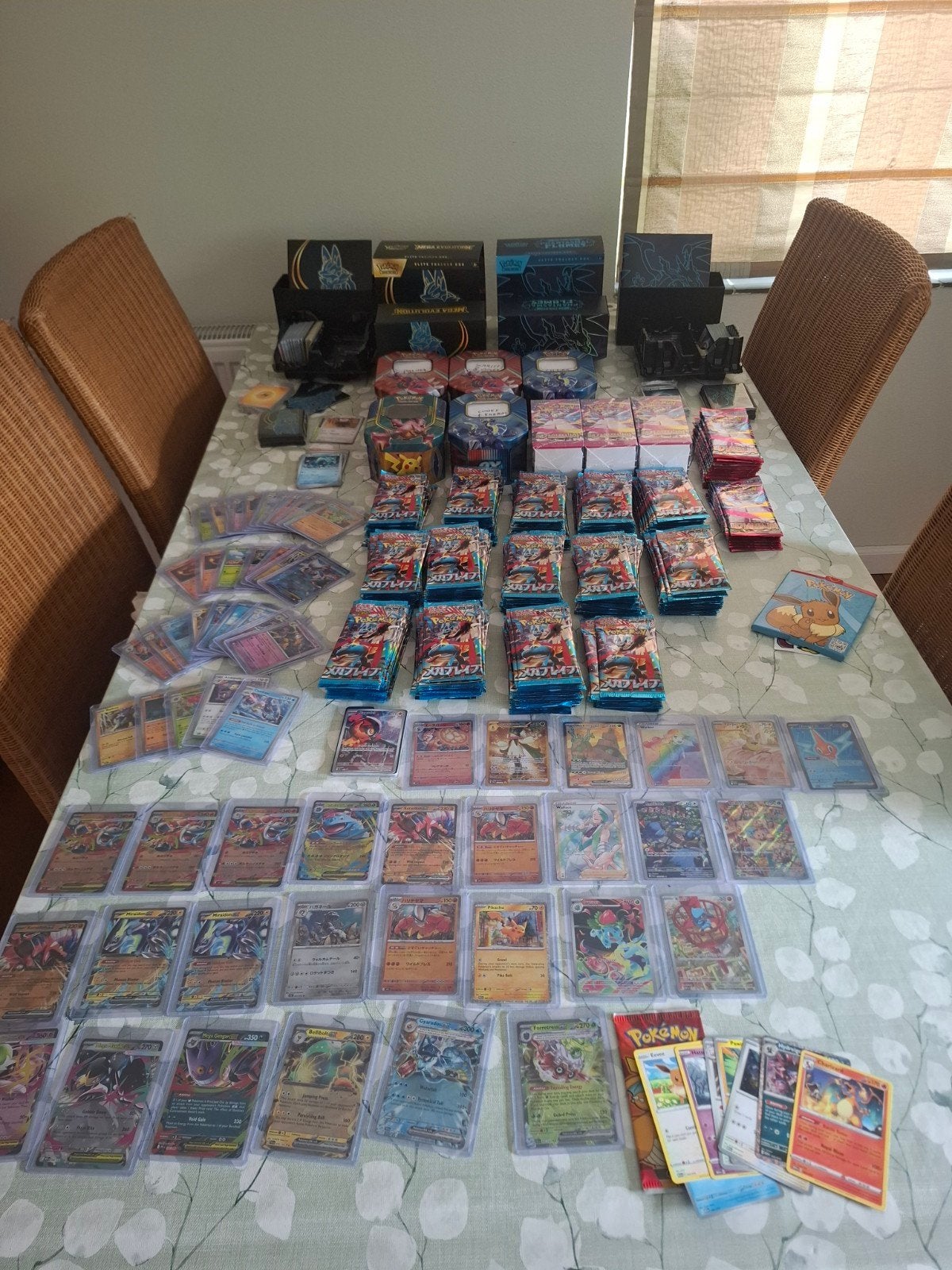 Grote collectie pokemon kaarten engels en japans, Ophalen of Verzenden, Zo goed als nieuw, Overige typen, Foil