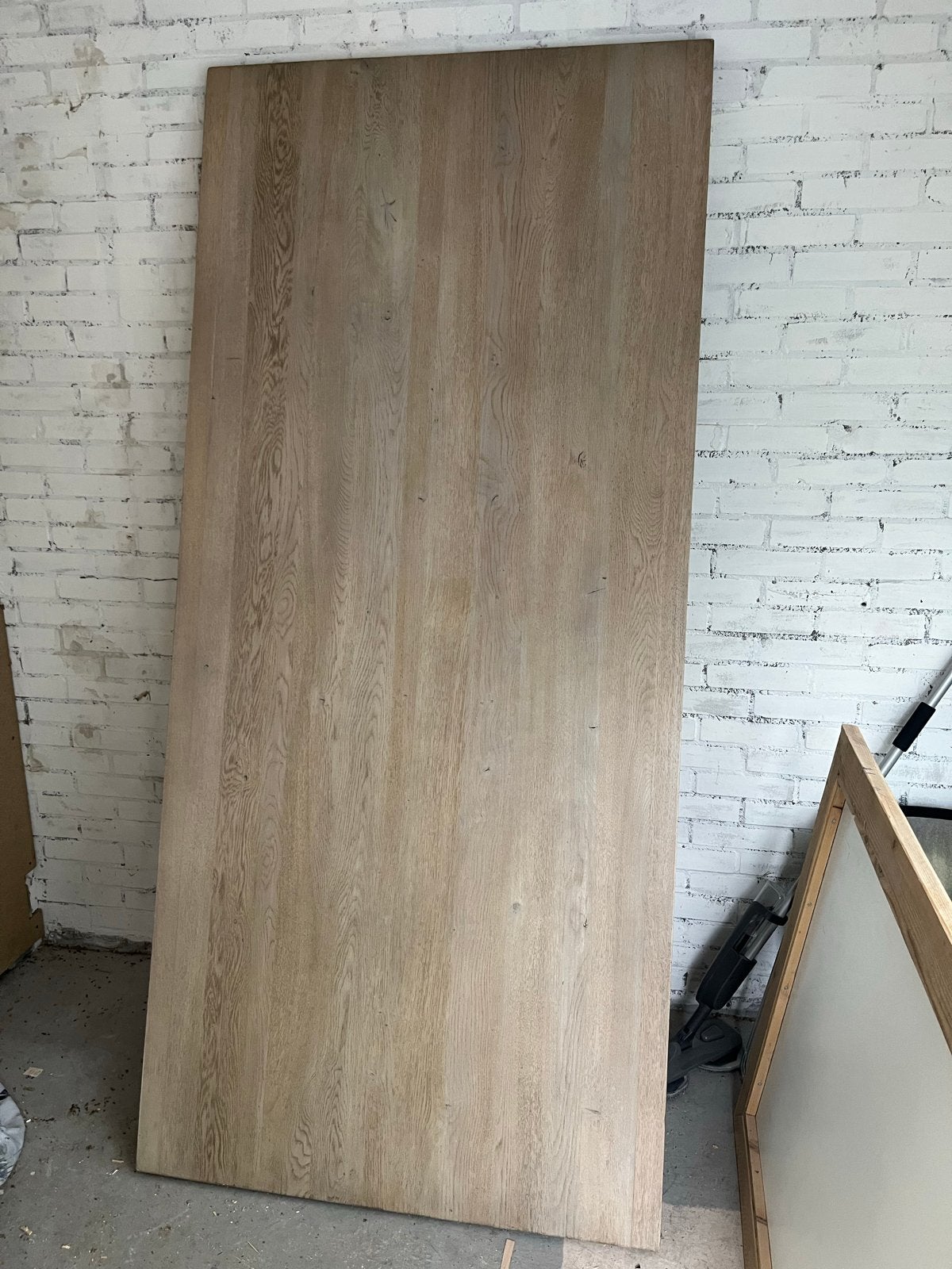 Mooi Tafelblad 220x100 cm, Ophalen, Gebruikt, 100 tot 150 cm, 200 cm of meer