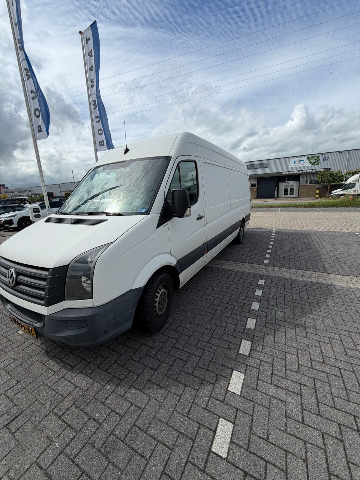 Volkswagen Crafter 50 136pk TDI BMT Pudc L4L3, Auto's, 4 cilinders, Volkswagen, Wit, 11 km/l