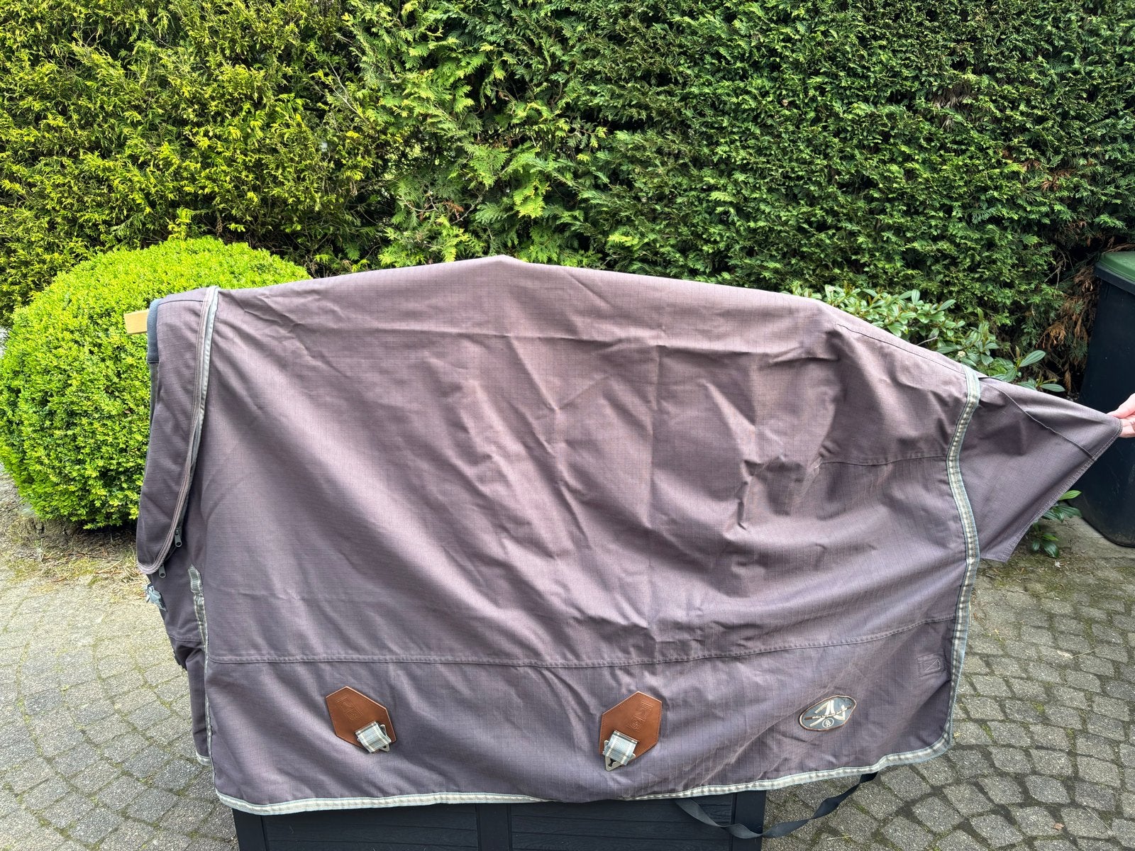 BR Jos Lansink regendeken 205, Dieren en Toebehoren, Afneembare hals, Ophalen of Verzenden, Grijs, Regendeken