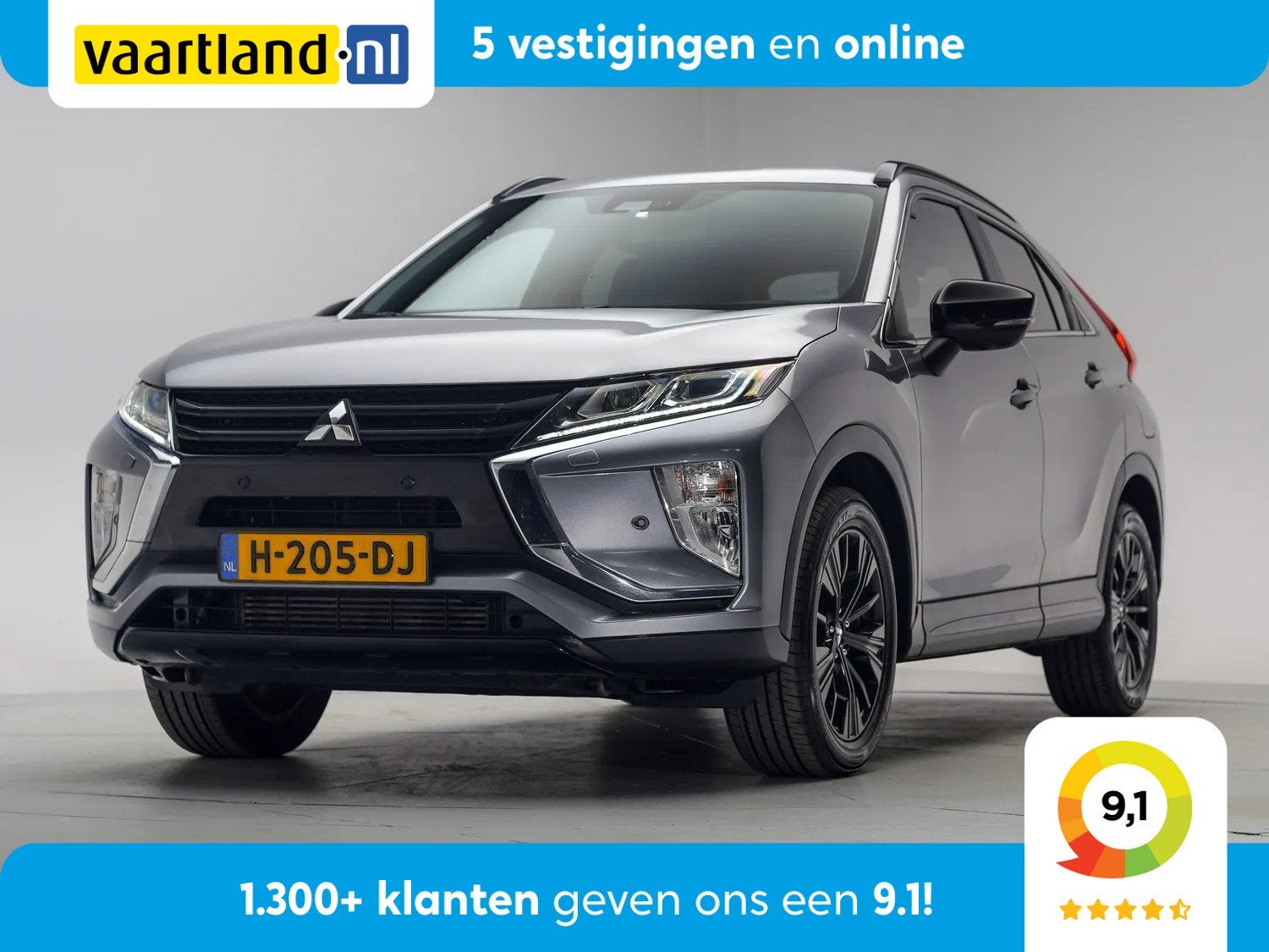 Mitsubishi Eclipse Cross 1.5 DI-T Black Edition Aut. [ 360-C, Automaat, 4 cilinders, 163 pk, Automatische klimaatregeling