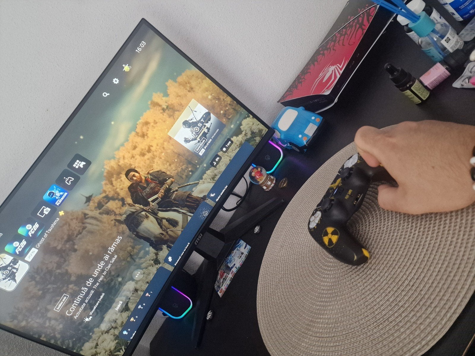 PS5 Digital 1 TB - Spider-Man skin !, Ophalen of Verzenden, Zo goed als nieuw, Playstation 5 Digital