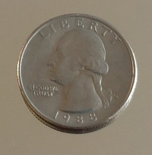 quarter dollar 1988D, volgnr 69, Ophalen of Verzenden, Noord-Amerika, Losse munt