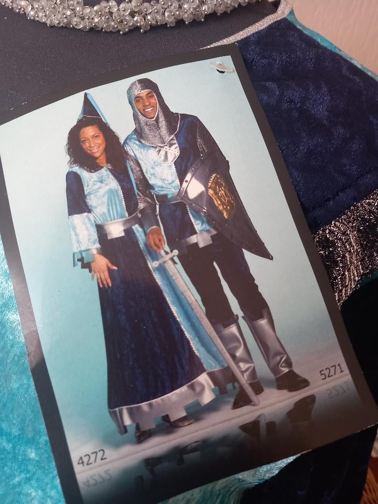 Jurk voor Carnaval/Kasteelvrouw, Carnaval, Maat 46/48 (XL) of groter, Nieuw, Ophalen of Verzenden