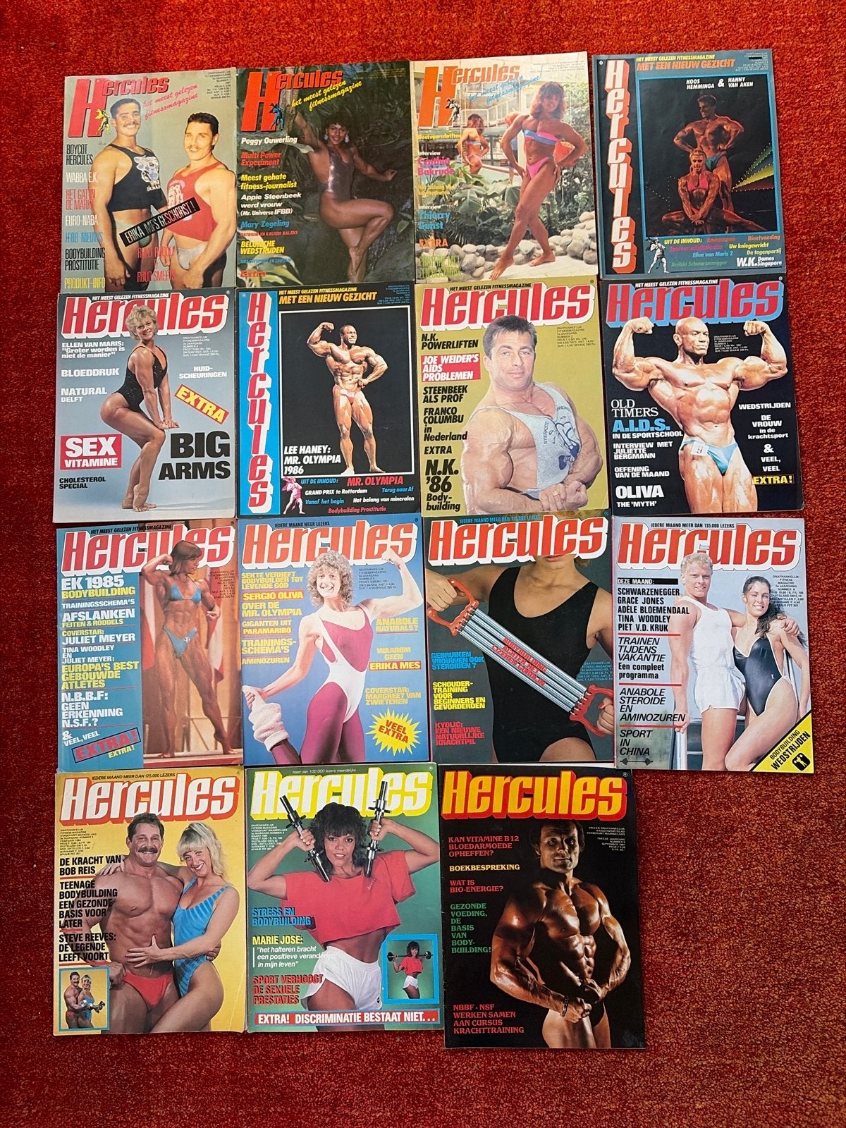 Hercules Bodybuilding tijdschrift jaren 80, Ophalen of Verzenden