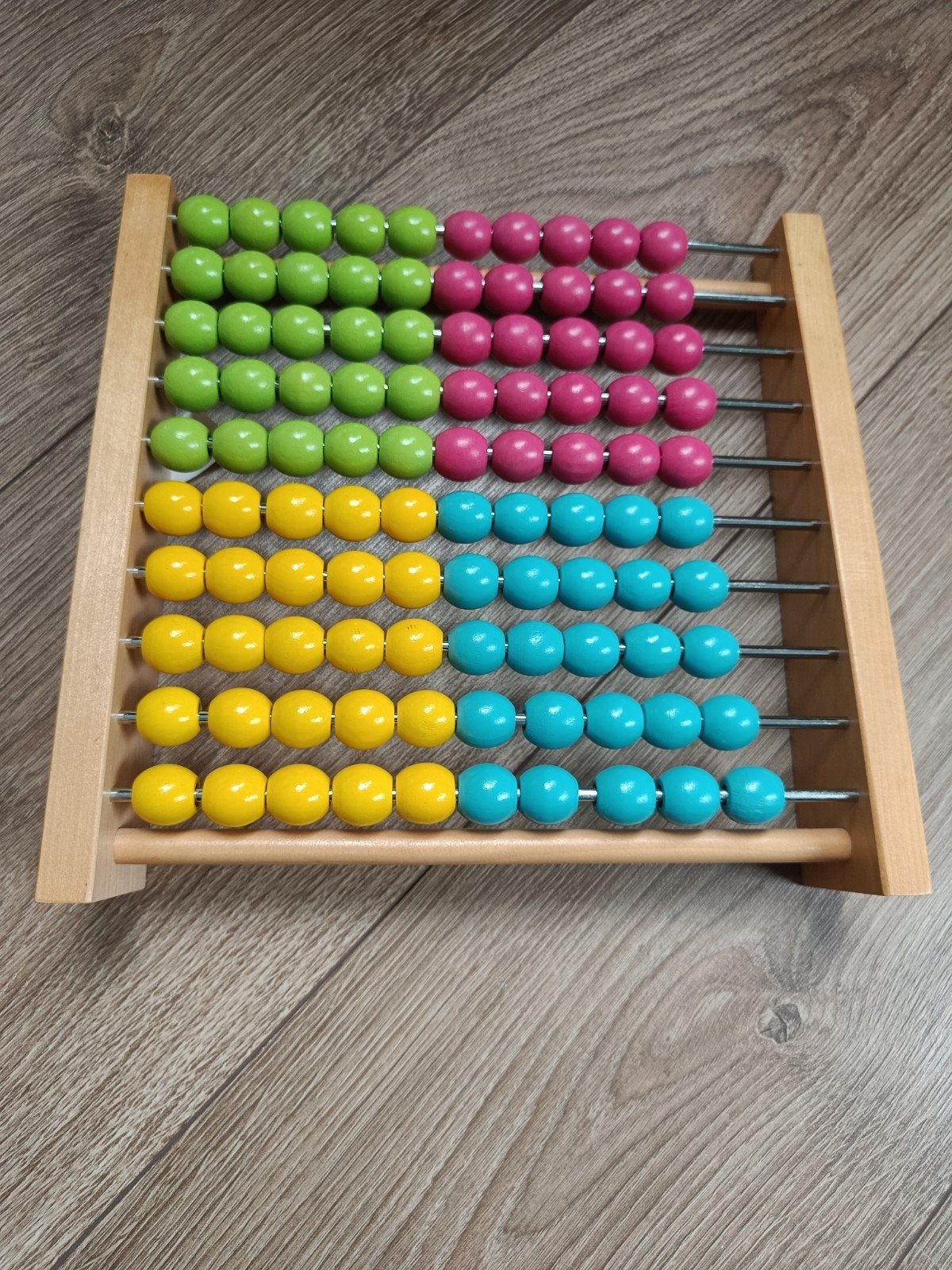 Houten Telraam - Educatief Speelgoed, Ophalen of Verzenden, Zo goed als nieuw, Rekenen
