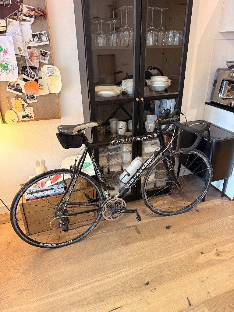 Gebruikte Cannondale R600 racefiets maat 58 carbon fork, Gebruikt, Heren, Aluminium, 57 tot 61 cm