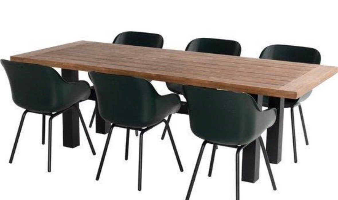 Hartman Sophie stoelen - Zwart 8stuks, Kunststof, Gebruikt, Zwart, Ophalen of Verzenden