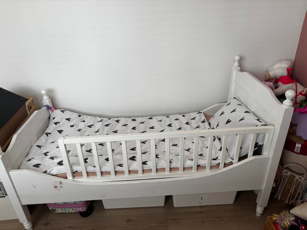 Leuk meiden peuter bed, Ophalen, Gebruikt, 140 tot 160 cm, 70 tot 85 cm