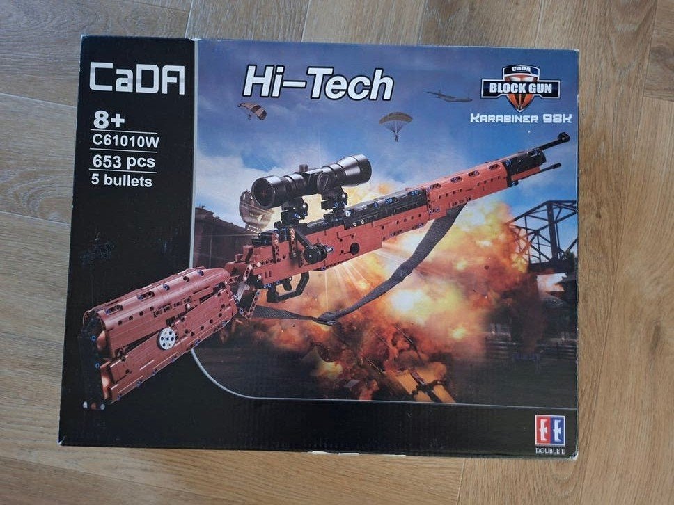 CaDA C61010W Kar98K Geweer Bouwset - Nieuw in doos, Ophalen of Verzenden, Zo goed als nieuw, Overige merken