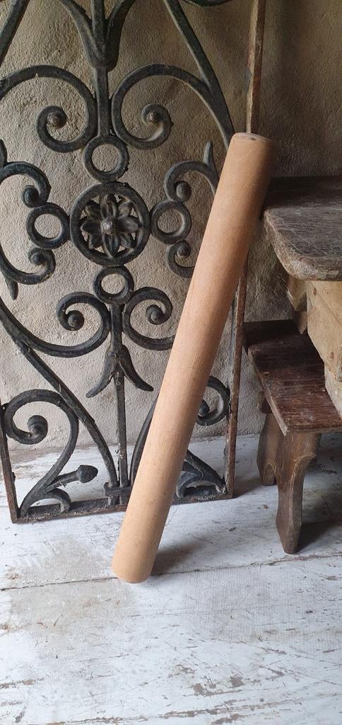 Franse houten bakkers roller deegroller rolstok, Antiek en Kunst, Ophalen of Verzenden