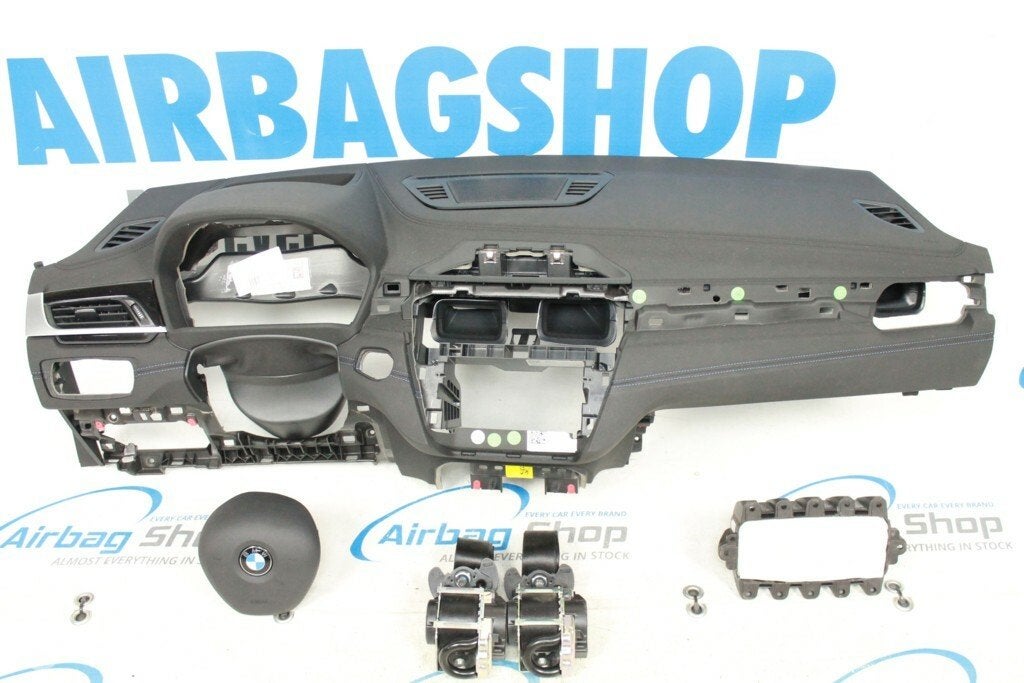 Airbag set Dashboard blauw stiksel HUD BMW X2 F39 2017-..., Gebruikt, Ophalen of Verzenden