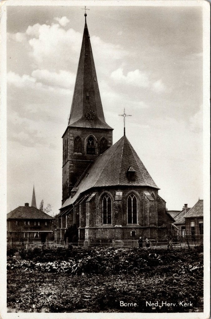 Borne - 6 ansichtkaarten, Verzamelen, Ansichtkaarten | Nederland, Verzenden, 1960 tot 1980, Ongelopen, Overijssel