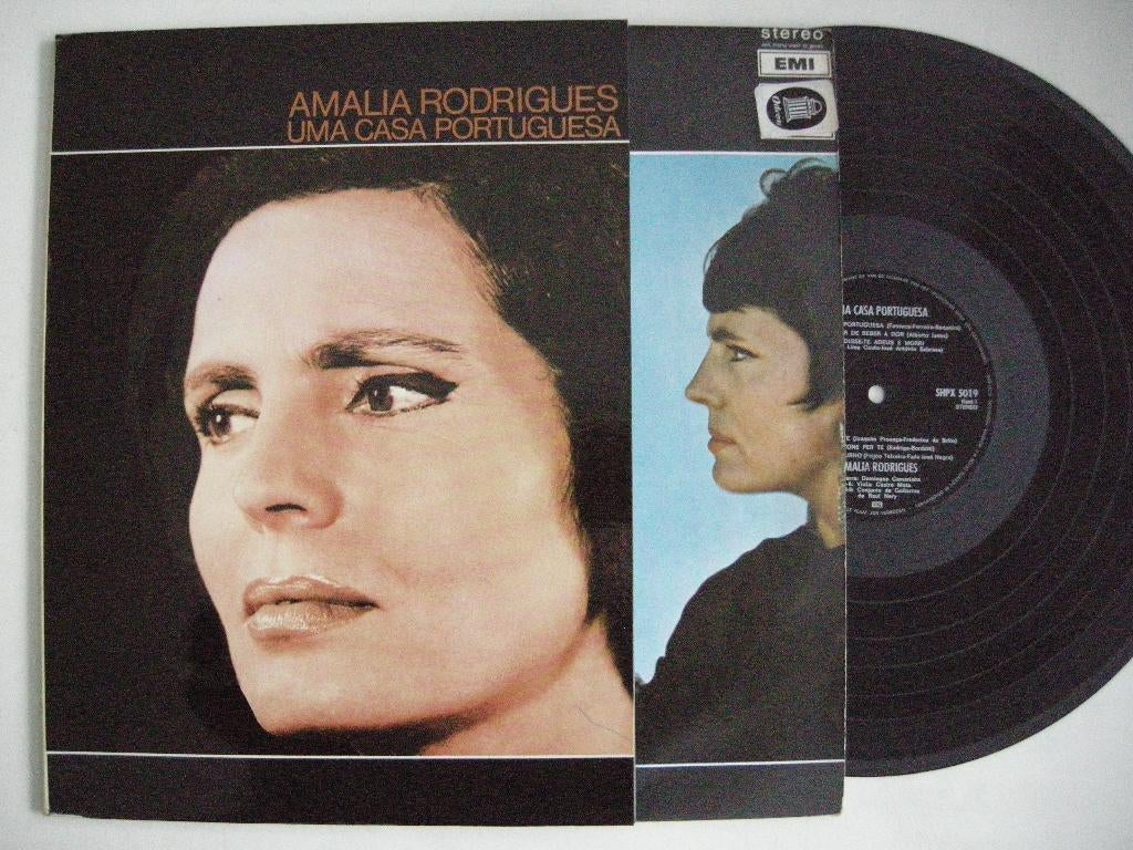 Amalia Rodrigues Uma Casa Portuguesa - LP vinyl zgan, Ophalen, Zo goed als nieuw, 12 inch