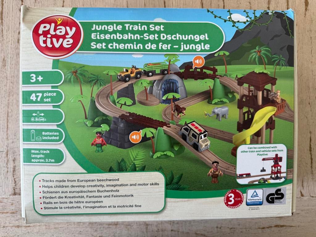 Playtive Jungle Treinset, Ophalen of Verzenden, Gebruikt