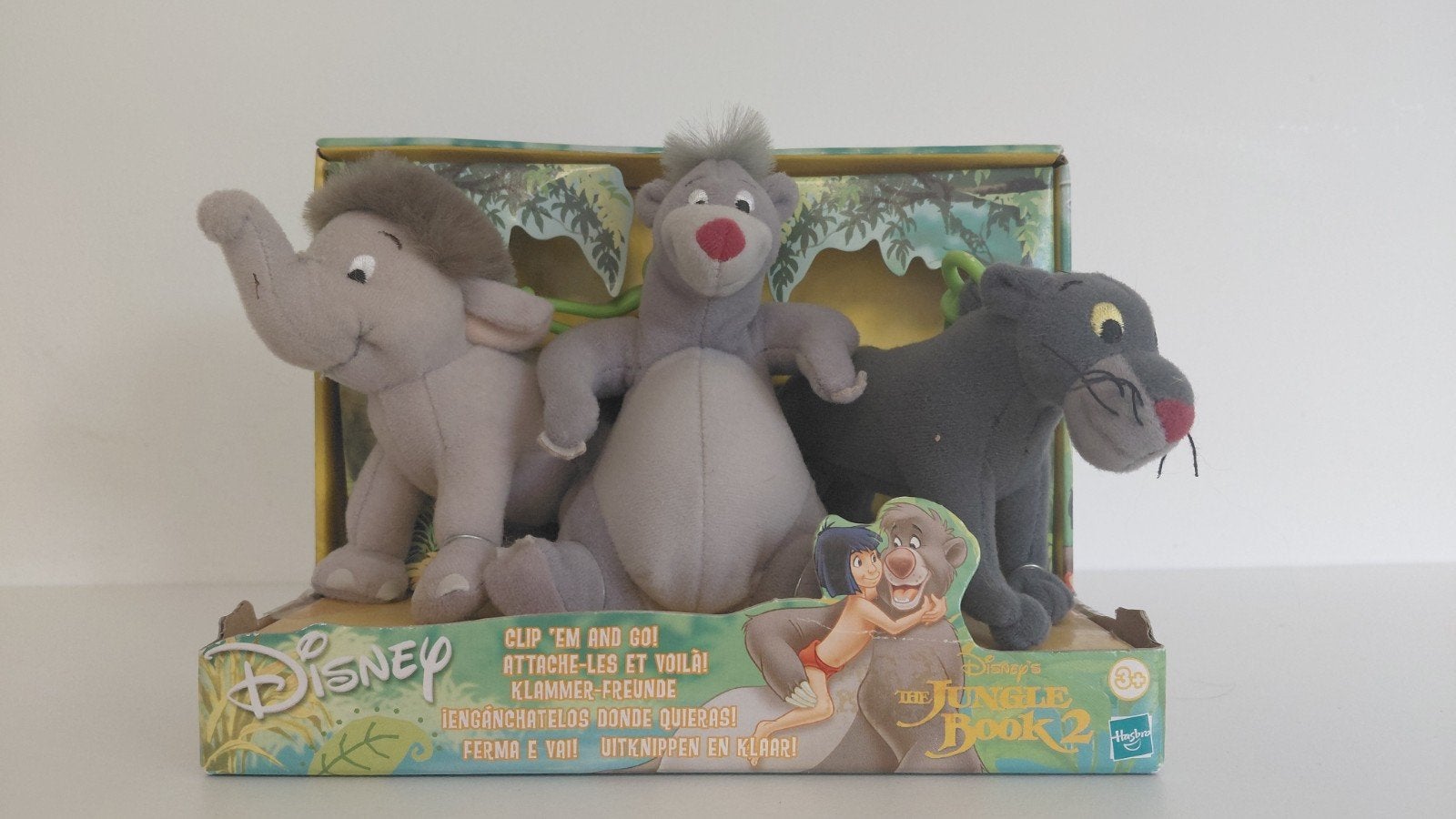 Jungle book Disney knuffels, Ophalen of Verzenden, Zo goed als nieuw, Beeldje of Figuurtje