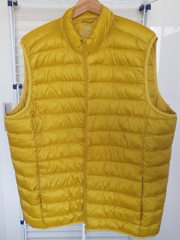 Heren bodywarmer, Verzenden, Geel, Nieuw, Overige maten