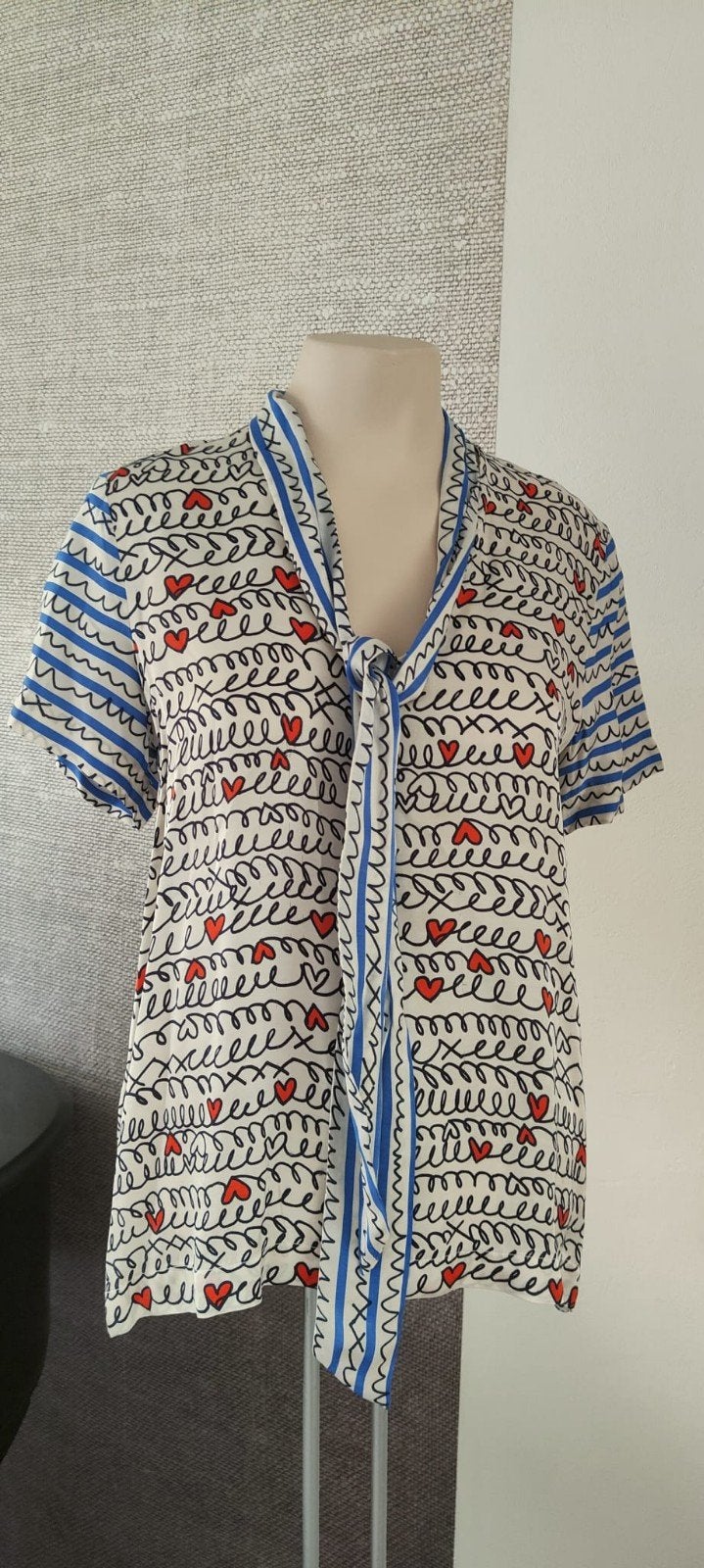 Blouse Caroline Biss, Maat 38/40 (M), Wit, Ophalen of Verzenden, Zo goed als nieuw