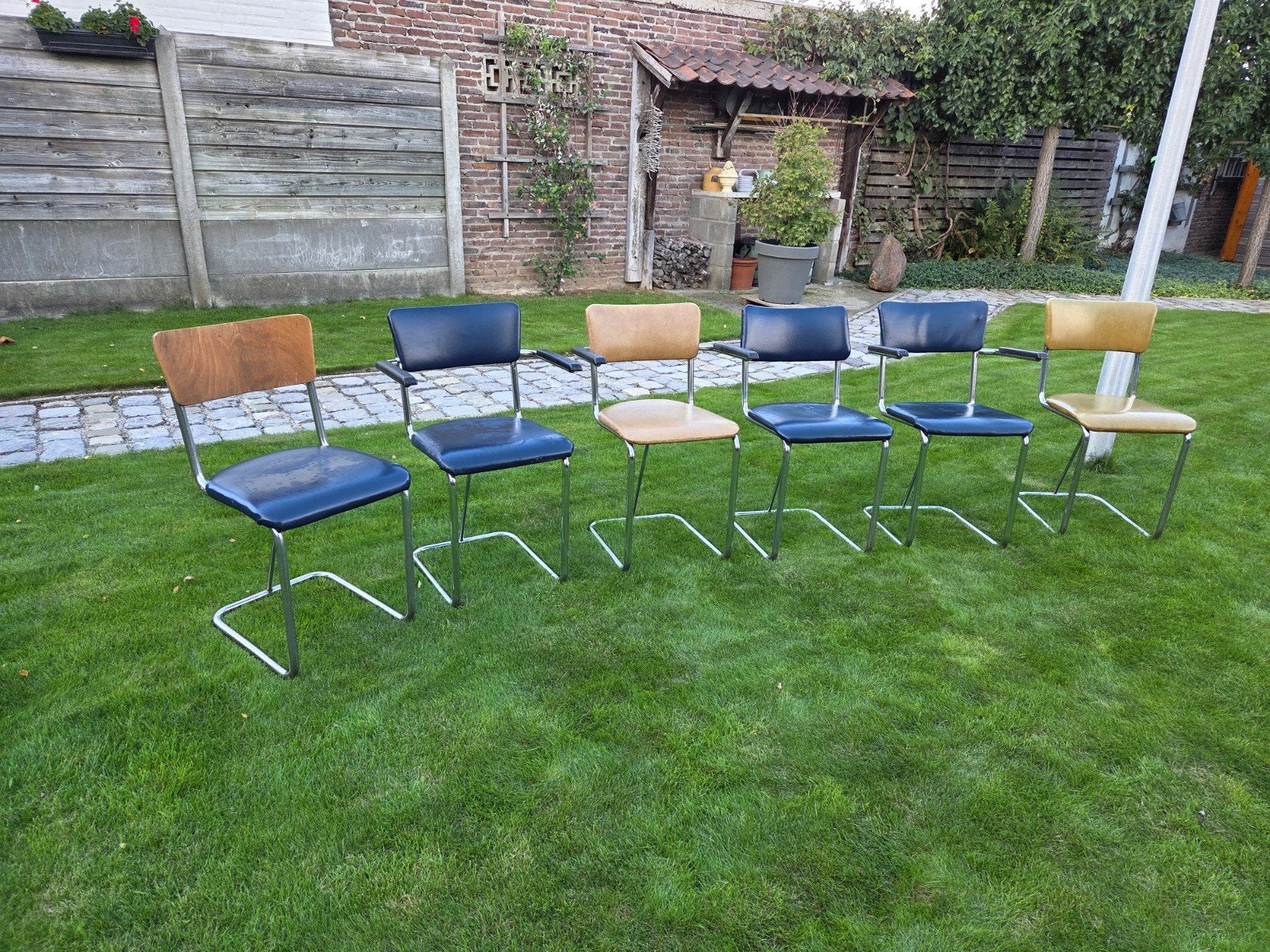 van Gispen stoelen, Ophalen, Gebruikt, Metaal, Vijf, Zes of meer stoelen