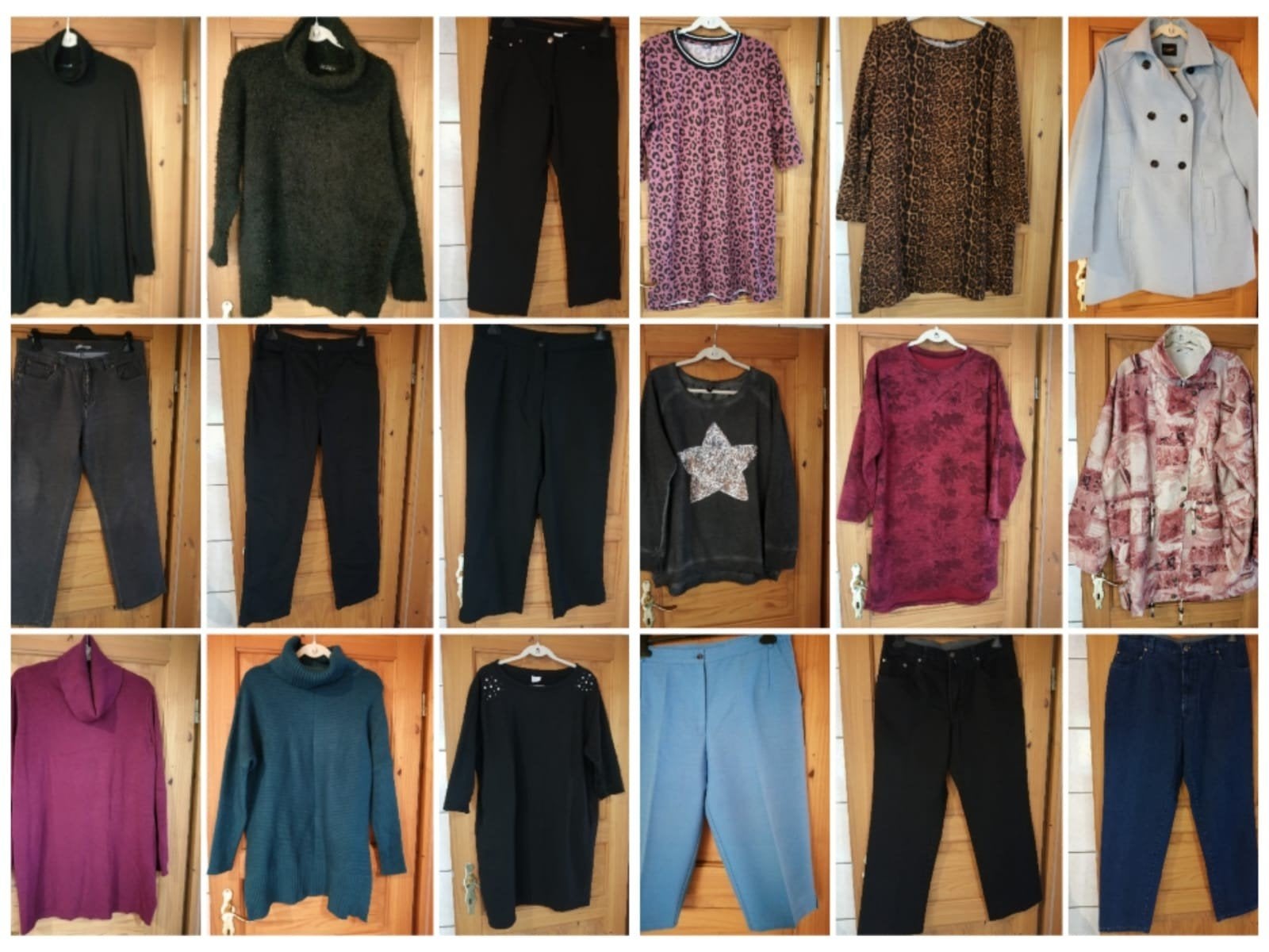 dameskleding pakket maat 44/46 grote maten 18delig, Kleding | Dames, Verzenden, Gedragen, Maat 46/48 (XL) of groter