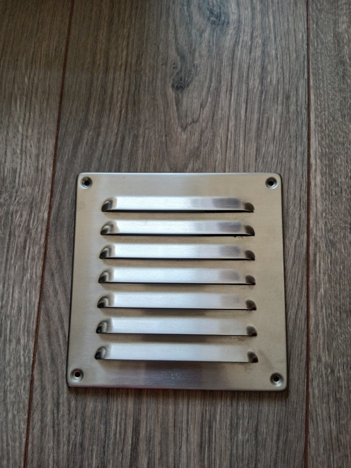 Ventilatierooster RVS 15x15 cm, Doe-het-zelf en Verbouw, Ventilatie en Afzuiging, Ophalen of Verzenden, Zo goed als nieuw, Ventilator en Afzuiger